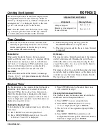 Preview for 12 page of FarmTek Polaris Operating Instructions Manual