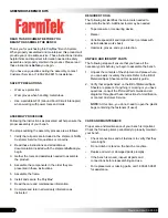 Предварительный просмотр 2 страницы FarmTek PolyMax 108292 Manual