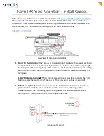 Preview for 1 page of FarmTRX Yield Monitor Install Manual