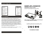 Farnell D2001JW Installation Manual preview