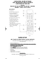 Предварительный просмотр 1 страницы Farnell GR-9200 Operating Instructions Manual