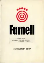 Farnell L30 Series Instruction Book preview