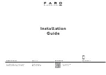 Faro Barcelona Meno Installation Manual preview