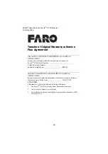 Предварительный просмотр 146 страницы Faro FOCUS3D X 130 User Manual