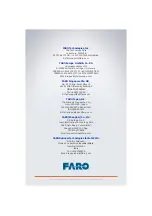 Предварительный просмотр 190 страницы Faro FOCUS3D X 130 User Manual