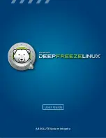 FARONICS DEEP FREEZE LINUX - 5-2007 Manual preview