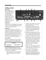 Предварительный просмотр 6 страницы Faroudja DVP1500 Installation And Operation Manual