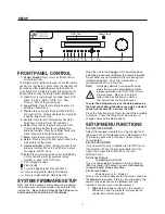 Preview for 8 page of Faroudja DVP1510 Installation And Operation Manual