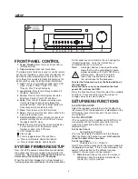 Preview for 8 page of Faroudja DVP4000 Installation And Operation Manual