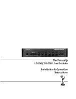 Предварительный просмотр 1 страницы Faroudja LD100/LD100U Installation & Operation Instructions