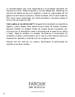 Preview for 24 page of Farouk Chi Biosilk CA2305 Owner'S Manual