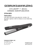 Farouk CHI LUXURY GF8409EU Owner'S Manual preview