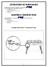 Предварительный просмотр 2 страницы FAS CHARME Assembly Instructions