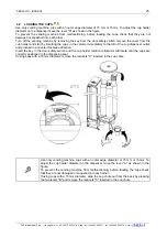 Предварительный просмотр 25 страницы FAS PERLA HP Instructions For Installing, Use And Maintenance