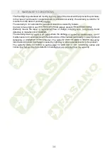 Preview for 7 page of FASANO TOOLS FG 210/A User Manual, Maintenance And Safety Instructions