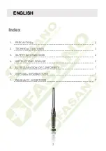 Preview for 2 page of FASANO TOOLS FG 211 User Manual