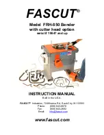 Fascut FRH-850 Instruction Manual preview