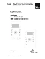 Fasel Elektronik FCU2000 Series Installation Instructions Manual предпросмотр