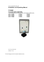 Preview for 1 page of Fasel Elektronik FCU6x00 Series Installation And Operating Manual