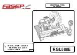 Fasep RGU588E Installation, Use And Maintenance Manual preview