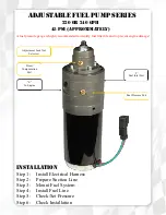 Preview for 5 page of Fass FA D10 220G Installation Manual