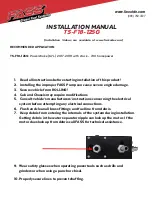 Предварительный просмотр 5 страницы Fass TITANIUM SIGNATURE TS-F18-125G Installation Manual