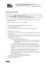 Preview for 1 page of Fast & Fluid Management TM300 Technical Notes
