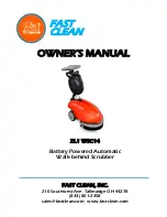 FAST CLEAN ZL1 WSC14 Owner'S Manual preview