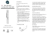 Предварительный просмотр 2 страницы Fast Gear Luxury silver laser pen User Manual