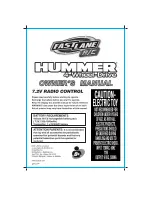 Fast Lane HUMMER Owner'S Manual preview