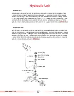 Предварительный просмотр 17 страницы Fast Lift Parts Rol-Lift T Series Service Manual