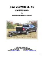 Fast Master Products SWIVELWHEEL-46 Assembly Instructions Manual preview