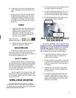 Preview for 6 page of Fast Master Products Swivelwheel-58DW Owner'S Manual And Assembly Instructions