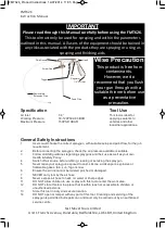 Предварительный просмотр 2 страницы Fast Mover FMT626 Product Instruction Manual