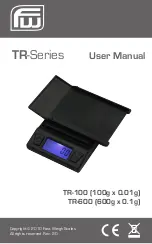 Fast Weigh Scales TR-100 User Manual preview