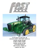 Fast 8295RT Installation And Parts Manual preview