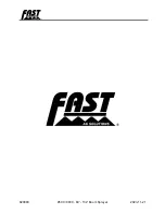 Предварительный просмотр 2 страницы Fast 9500 Owner'S Manual