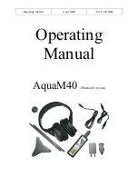 Preview for 1 page of Fast Aqua M40 Operating Manual