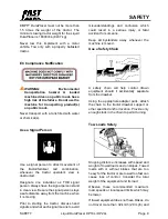 Preview for 25 page of Fast DP18L Owner'S Manual