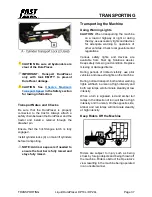 Preview for 53 page of Fast DP18L Owner'S Manual