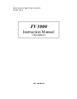 Fast FV3000-DOS Instruction Manual предпросмотр