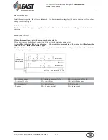 Предварительный просмотр 20 страницы Fast IDRA-RSC Series Installation And Maintenance Manual