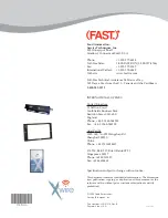 Предварительный просмотр 12 страницы Fast XWire 231-60208-01 Installation Instructions Manual