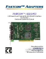 Fastcom RS-422 Hardware Reference Manual preview