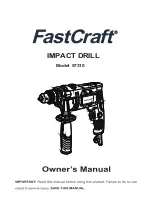 Preview for 1 page of FastCraft 57310 Owner'S Manual