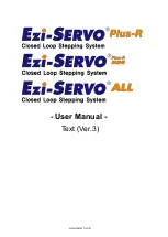 Fastech Ezi-servo plus-R User Manual preview