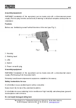 Preview for 16 page of FASTER TOOLS 2557 Instruction Manual