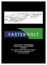 Предварительный просмотр 92 страницы FASTERHOLT FM4400 User Manual And Parts