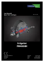 FASTERHOLT FM4800H User Manual And Spare Parts Catalogue предпросмотр