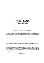 Fastfame 3SLAV2 User Manual preview